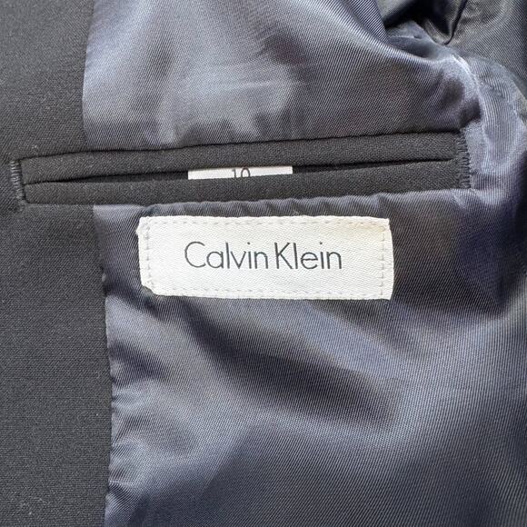 Calvin Klein Black Stretchy Blazer - Women's Size 10R - Picture 7 of 9